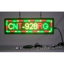 Affordable LED CNT-928RG Tri Color Programmable LED Sign, 9 x 28
